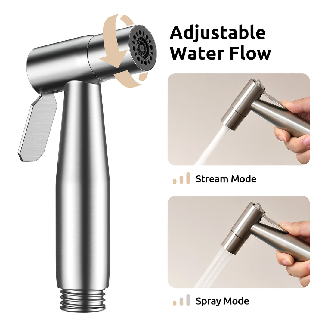 304 Stainless Steel Premium Quality Toilet Shower (Without Pipe)