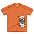 LEFTOVER - COTTON - HI CATS HELLO TEE