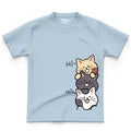 LEFTOVER - COTTON - HI CATS HELLO TEE